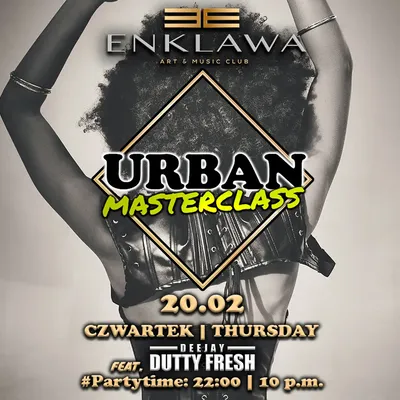 Urban Masterclass - Latino & R'n'B | CZWARTEK 20.02  Urban Masterclass - Latino & R'n'B | CZWARTEK 20.02